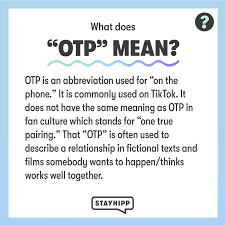 what does otp mean on tiktok